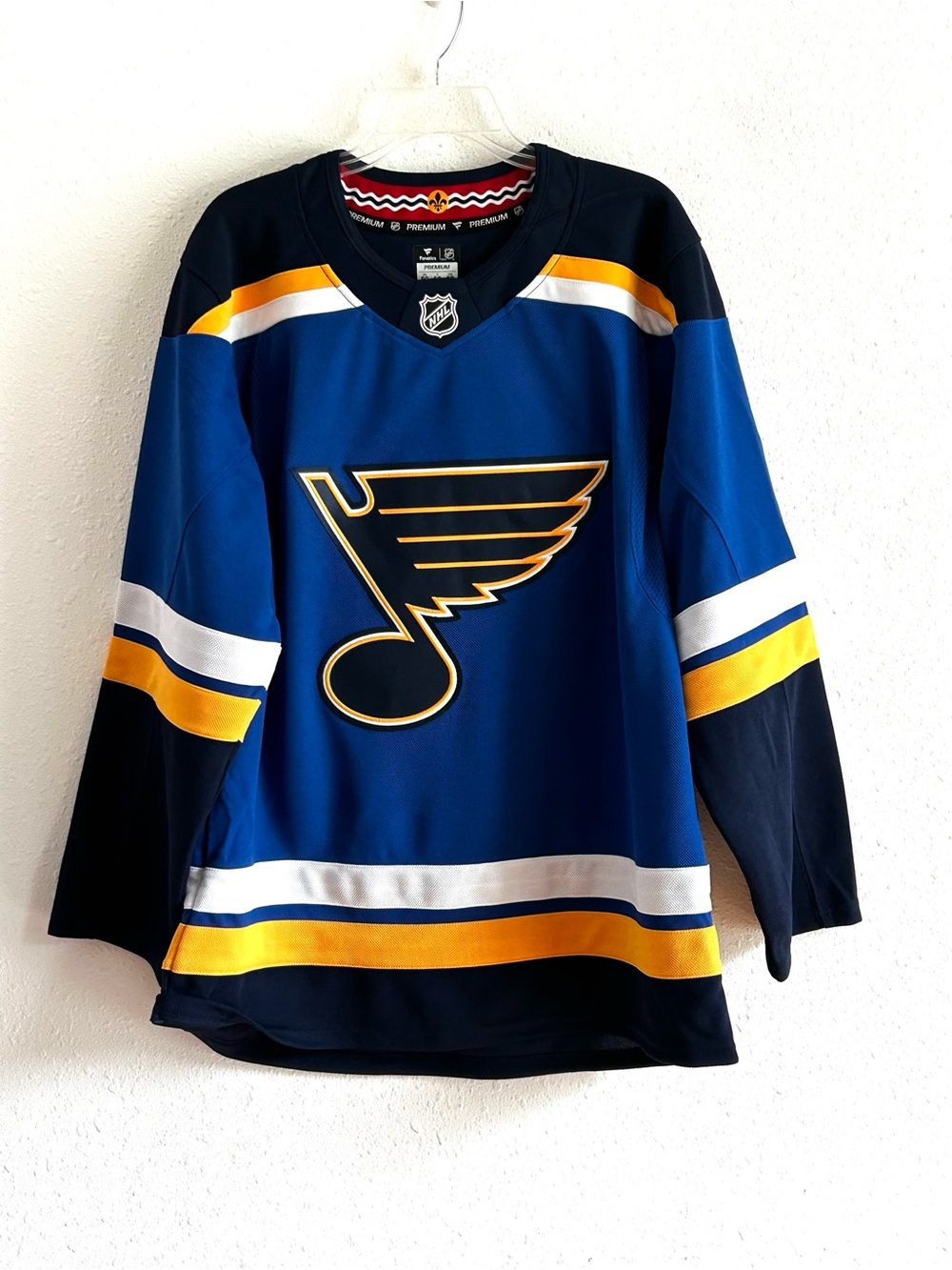 Fanatics St. Louis Blues Premium Alternate Jersey Men’s Size Medium (50) NEW
